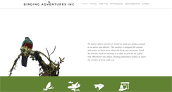 Desktop Screenshot of birdingadventuresinc.com